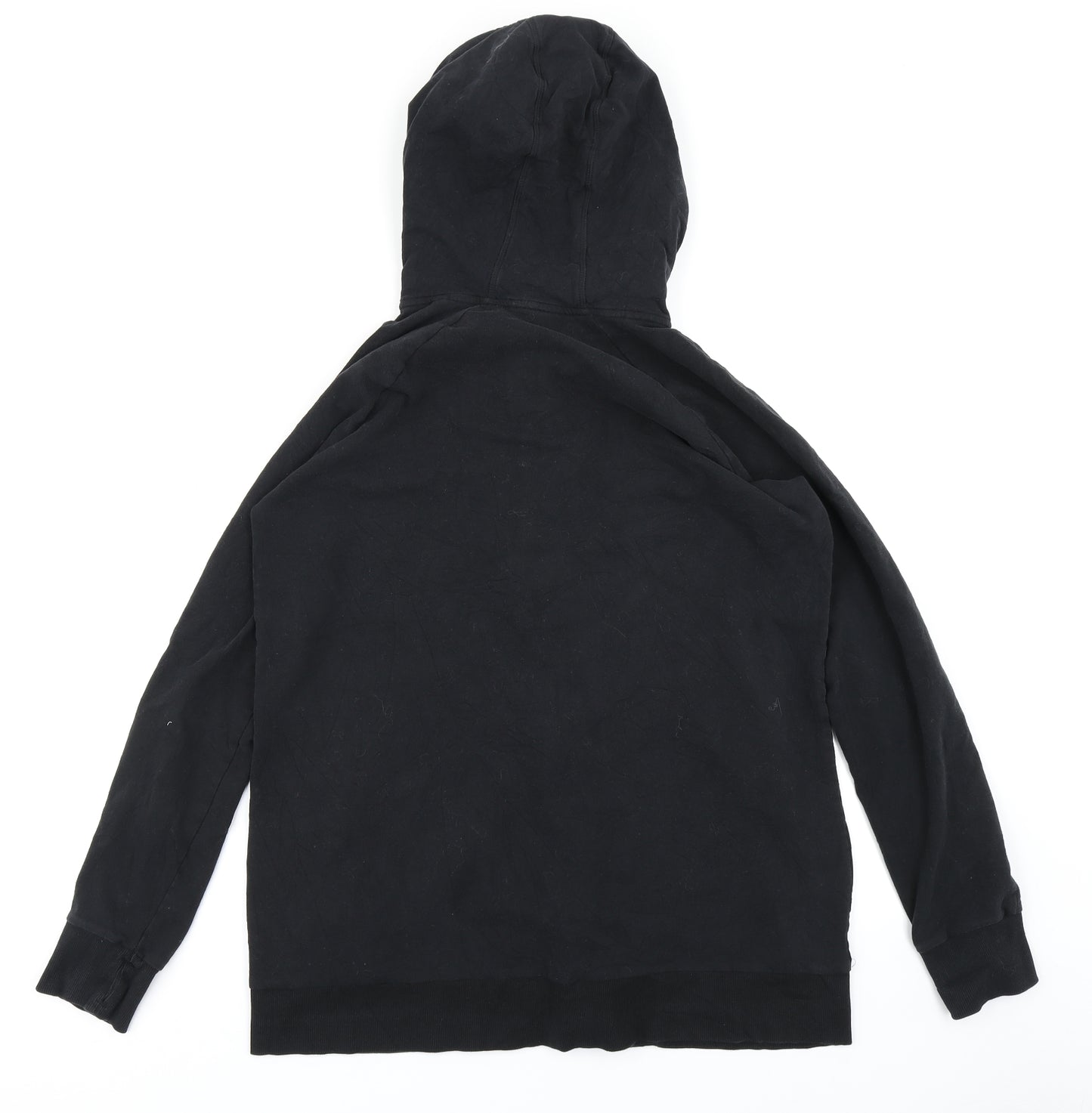 M&S Womens Black   Full Zip Hoodie Size 14