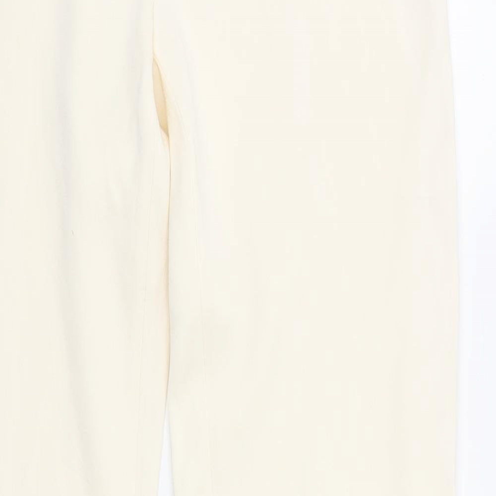 & Other Stories Womens Ivory   Trousers  Size 10 L31 in