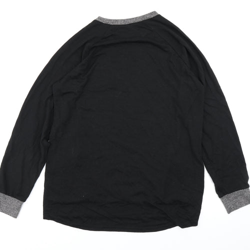 Preworn Womens Black   Basic T-Shirt Size L