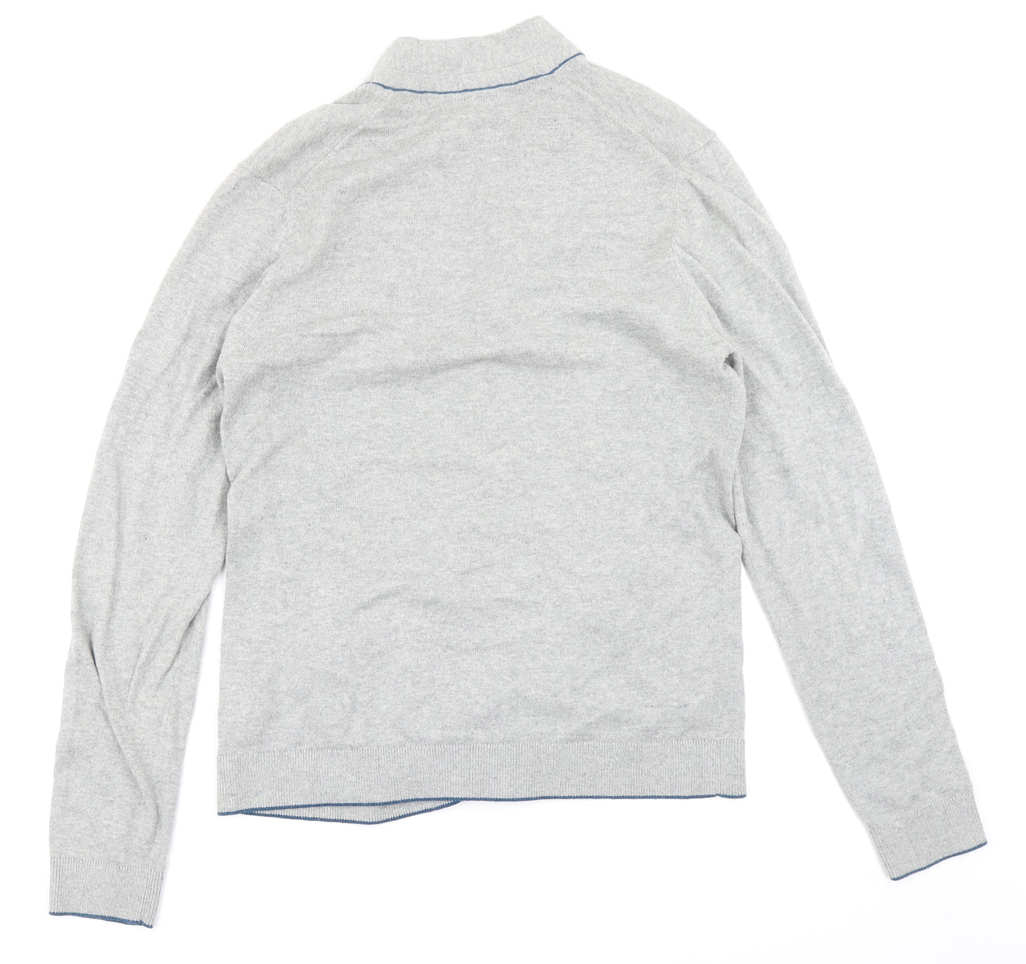 Ted Baker Mens Grey  Knit Cardigan Jumper Size M