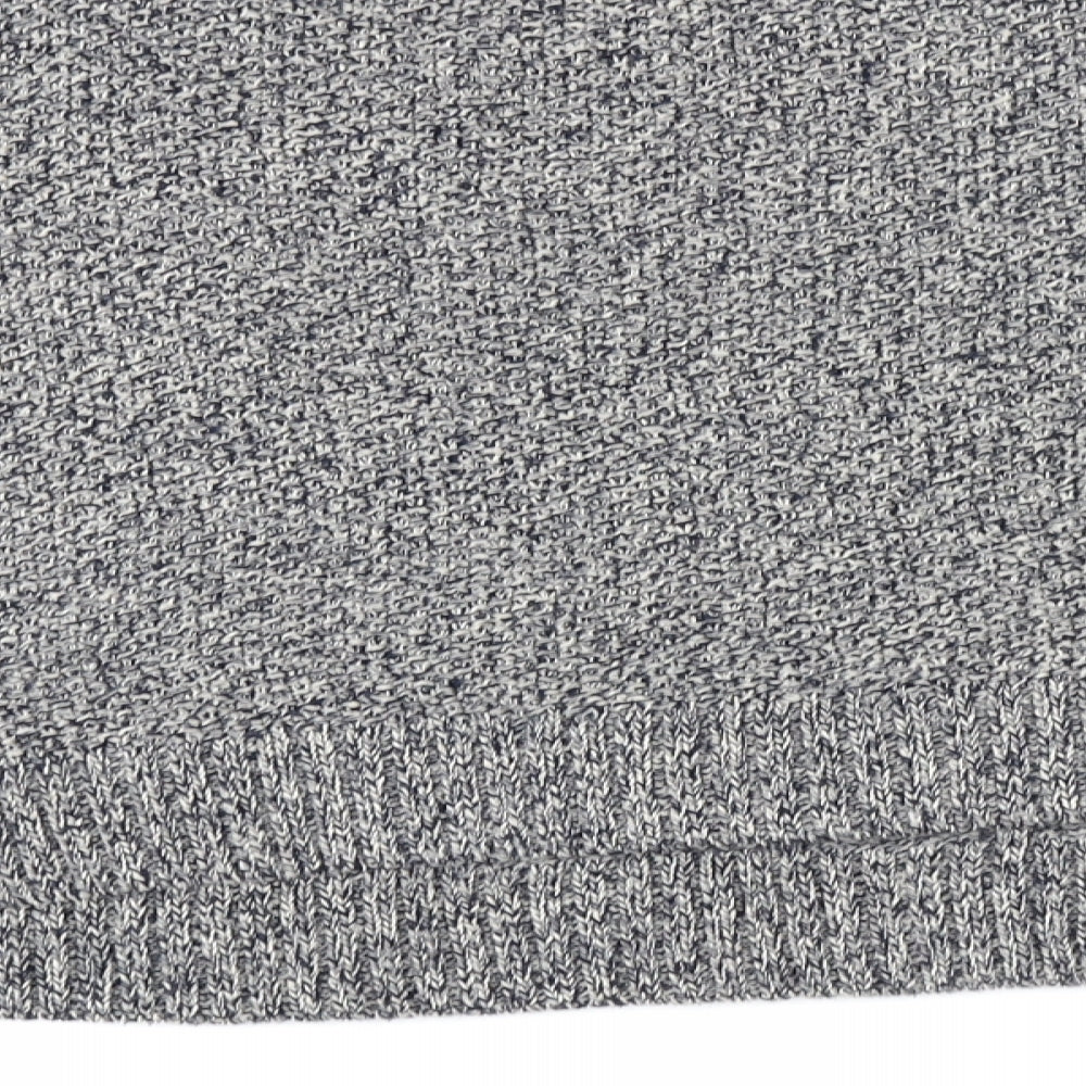 Topshop Womens Blue  Knit Pullover Jumper Size M  - Cropped