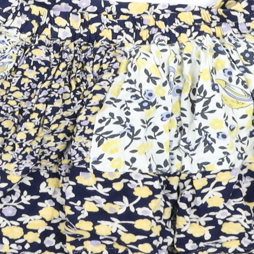 George Girls Blue Floral  Flare Skirt Size 6-7 Years