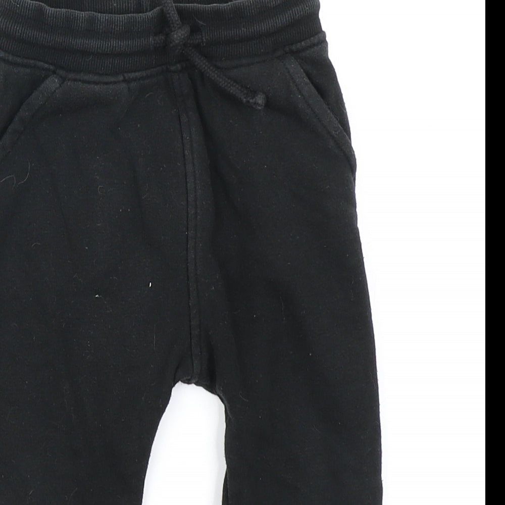 Matalan Boys Black   Jogger Trousers Size 18-24 Months