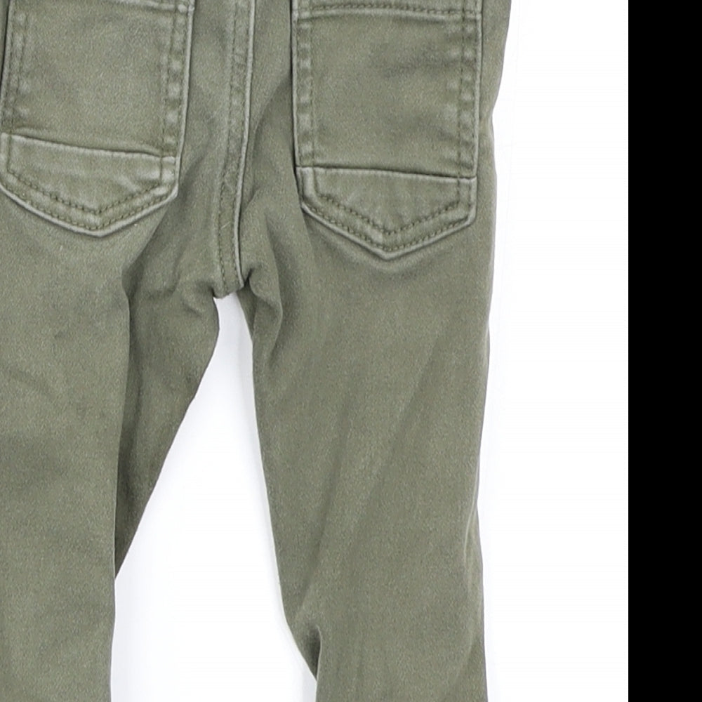 Primark Boys Green   Jogger Trousers Size 9-12 Months
