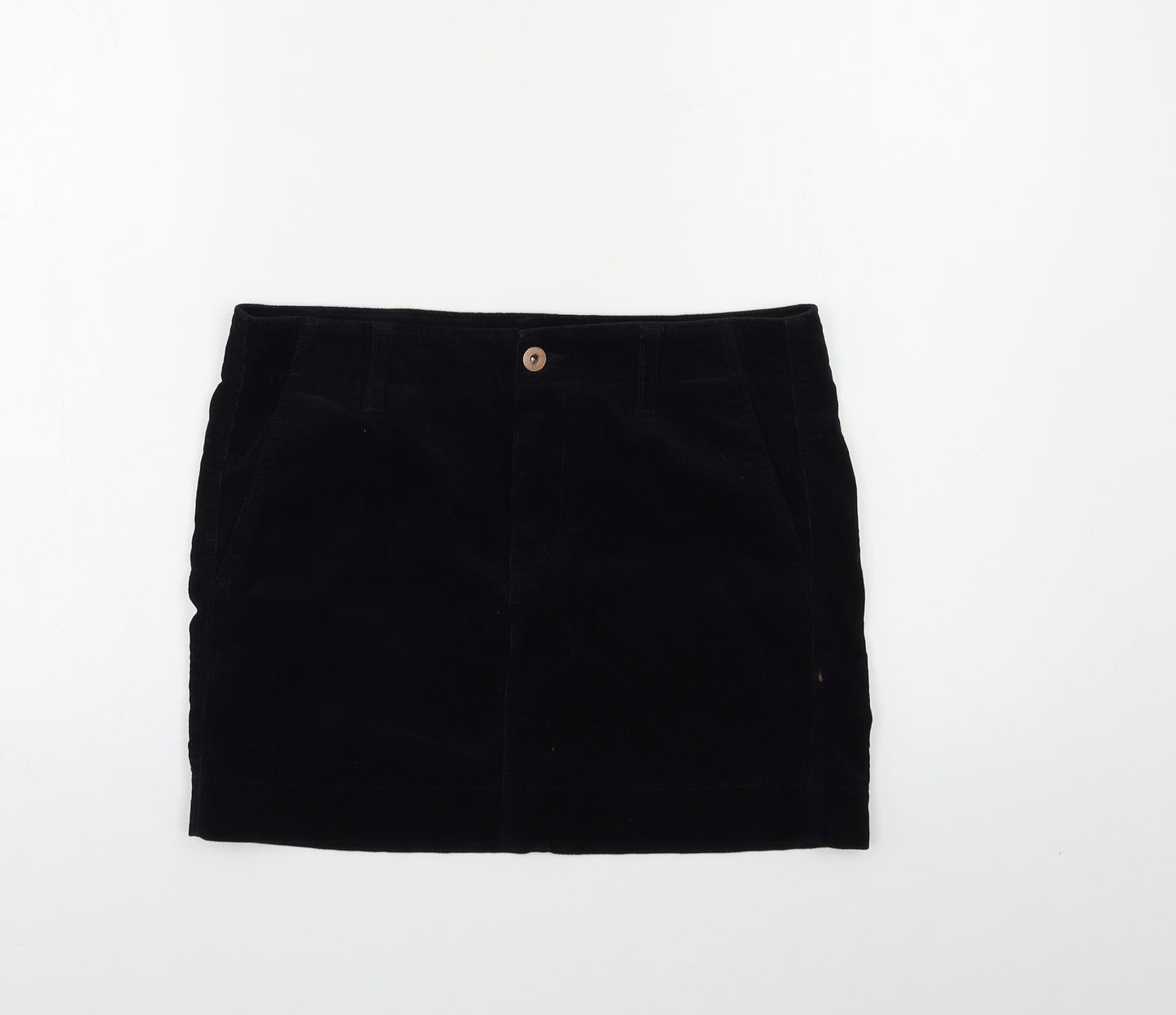 Uniqlo Womens Blue  Corduroy Mini Skirt Size 26 in
