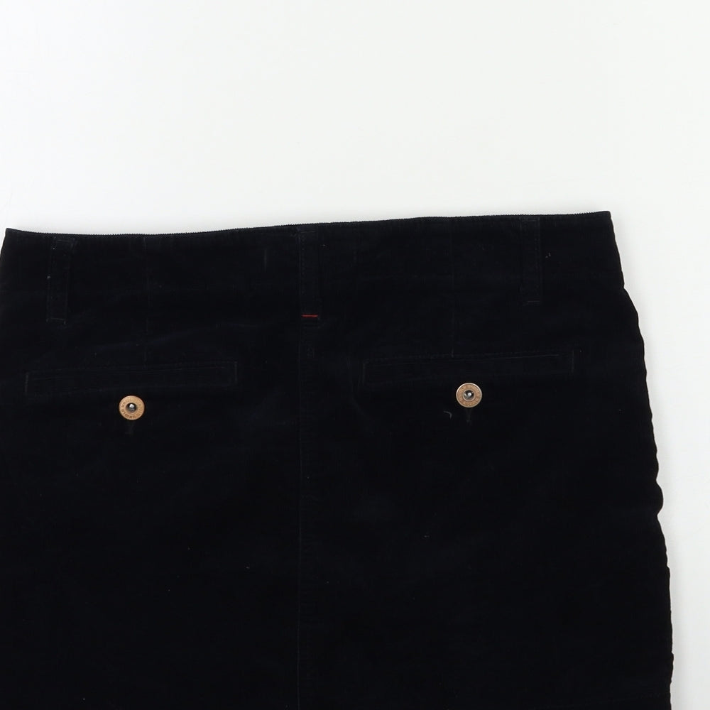 Uniqlo Womens Blue  Corduroy Mini Skirt Size 26 in
