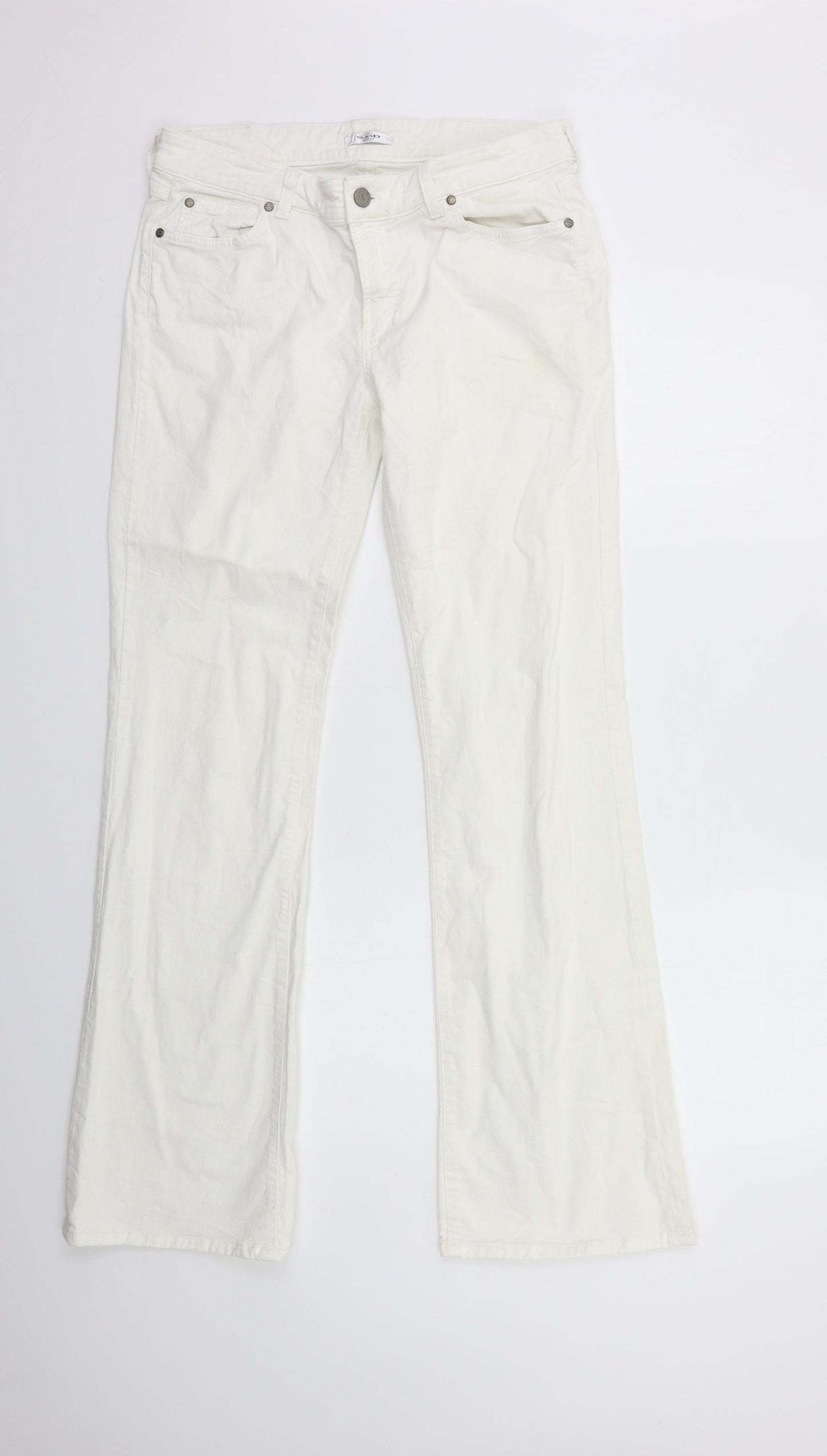 sand Womens White  Denim Bootcut Jeans Size 30 in L33 in