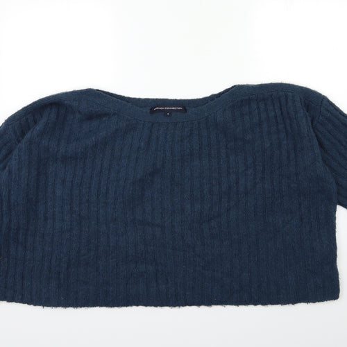French Connection Womens Blue  Knit Pullover Jumper Size S