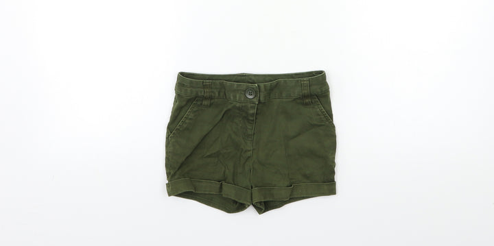 NEXT Girls Green Batik  Cargo Shorts Size 4 Years