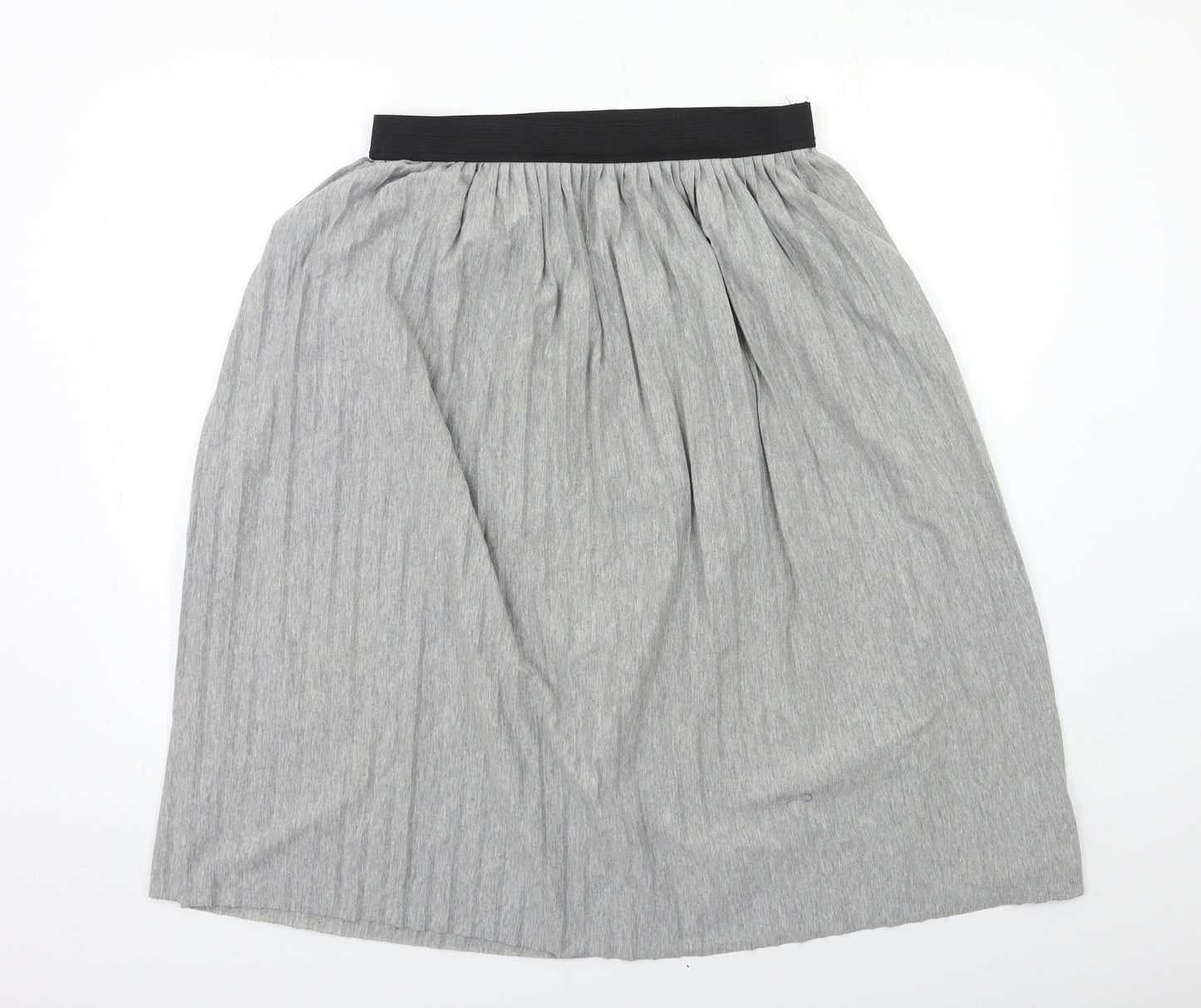 New Look Womens Grey   Pleated Skirt Size 14