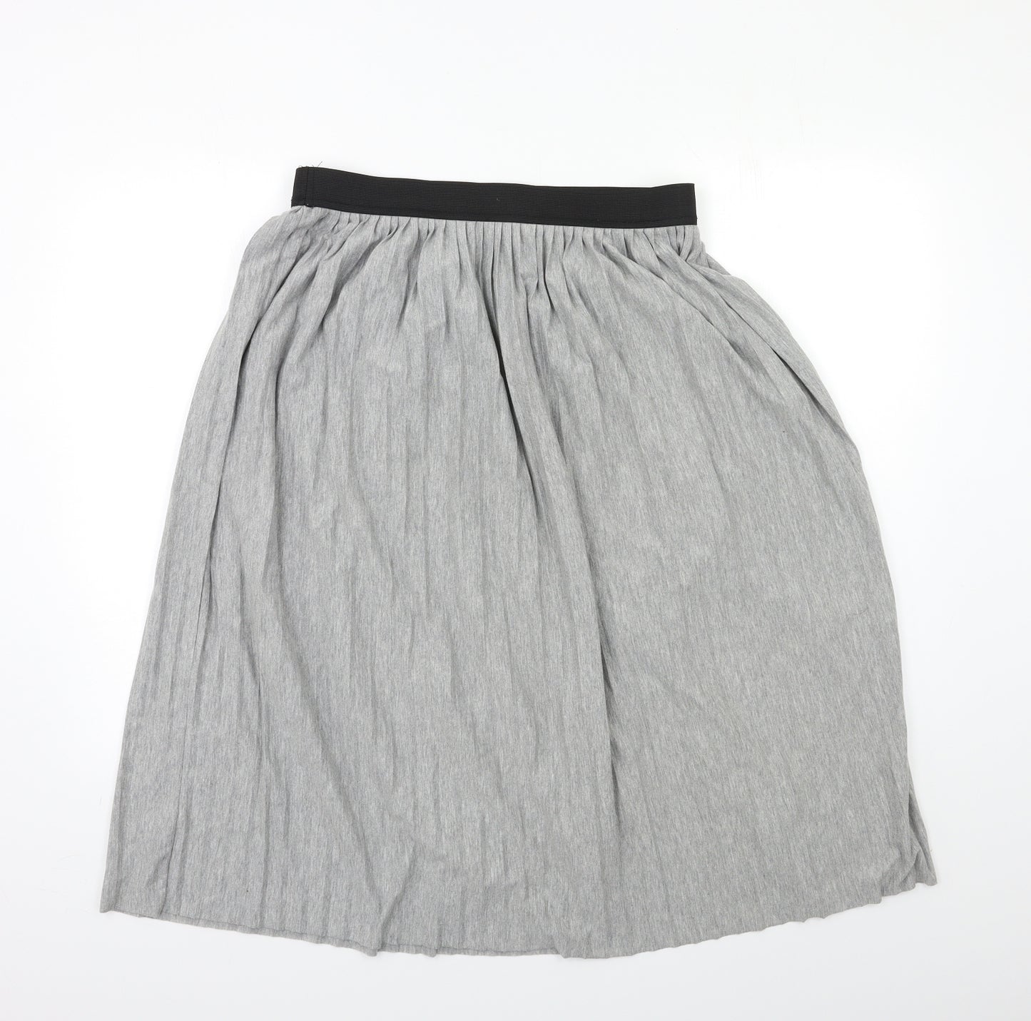 New Look Womens Grey   Pleated Skirt Size 14
