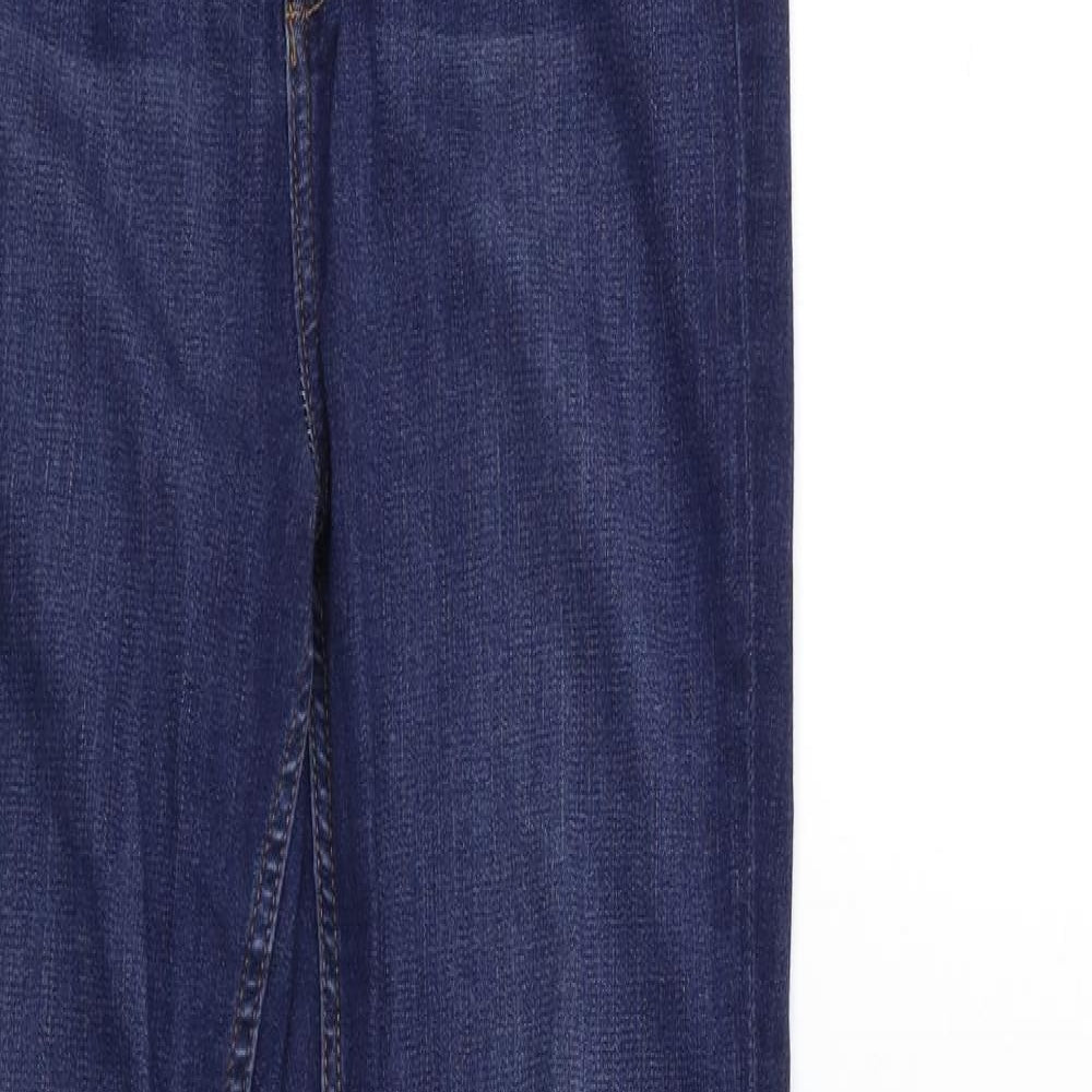 F&F Womens Blue  Denim Skinny Jeans Size 12 L28 in