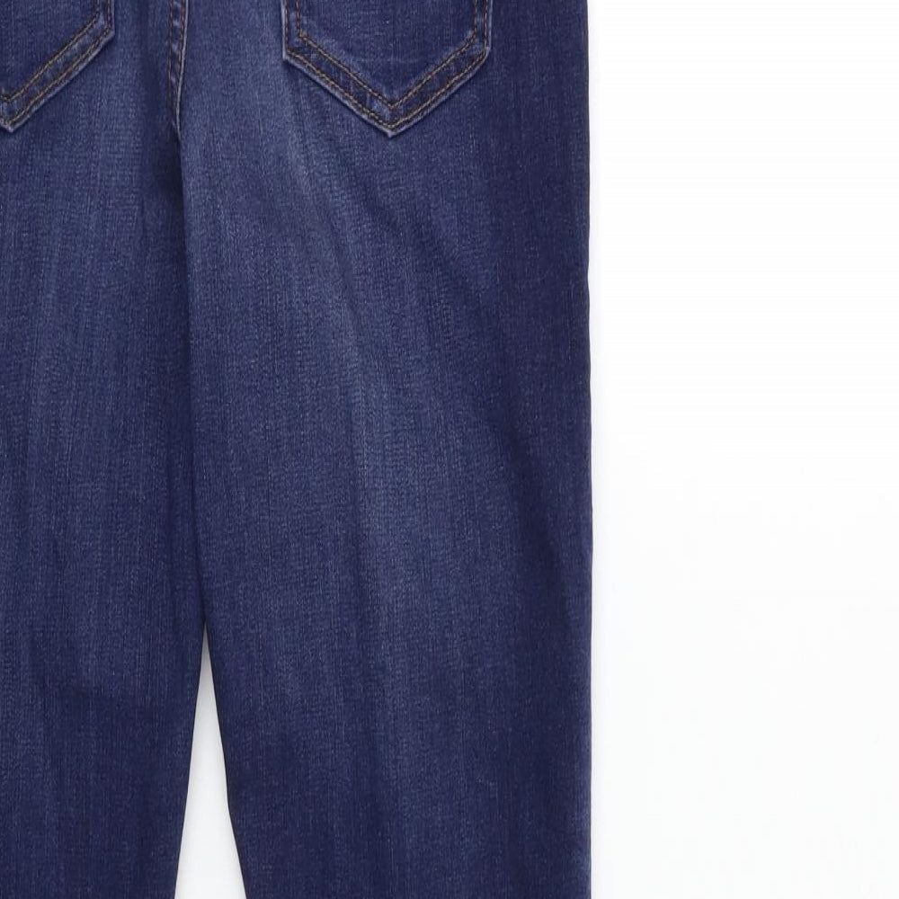 F&F Womens Blue  Denim Skinny Jeans Size 12 L28 in