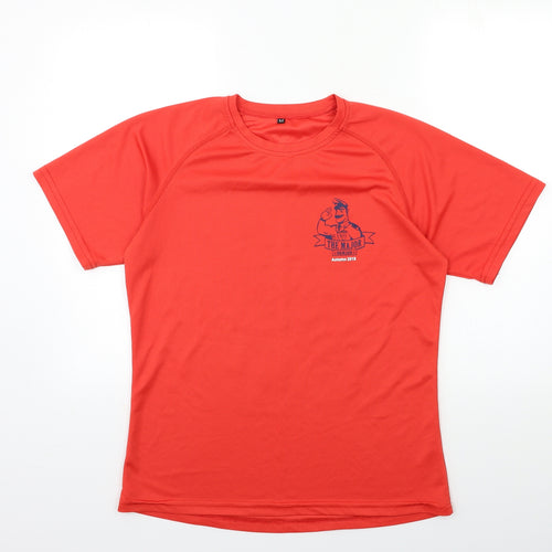 the major Mens Red    T-Shirt Size M