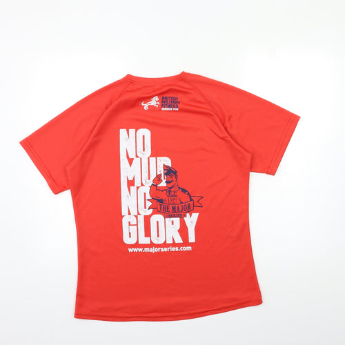 the major Mens Red    T-Shirt Size M