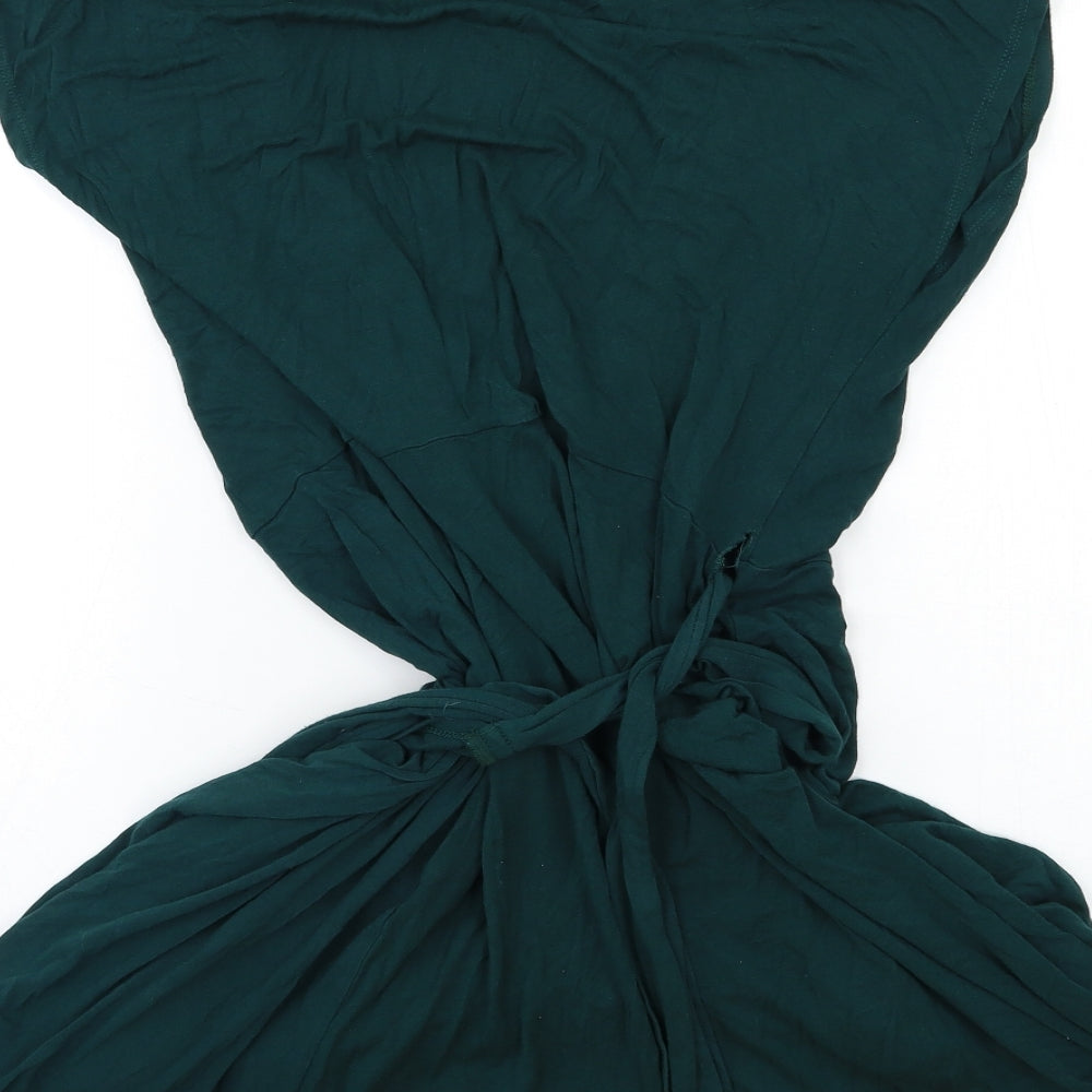 Preworn Womens Green   Wrap Dress  Size M