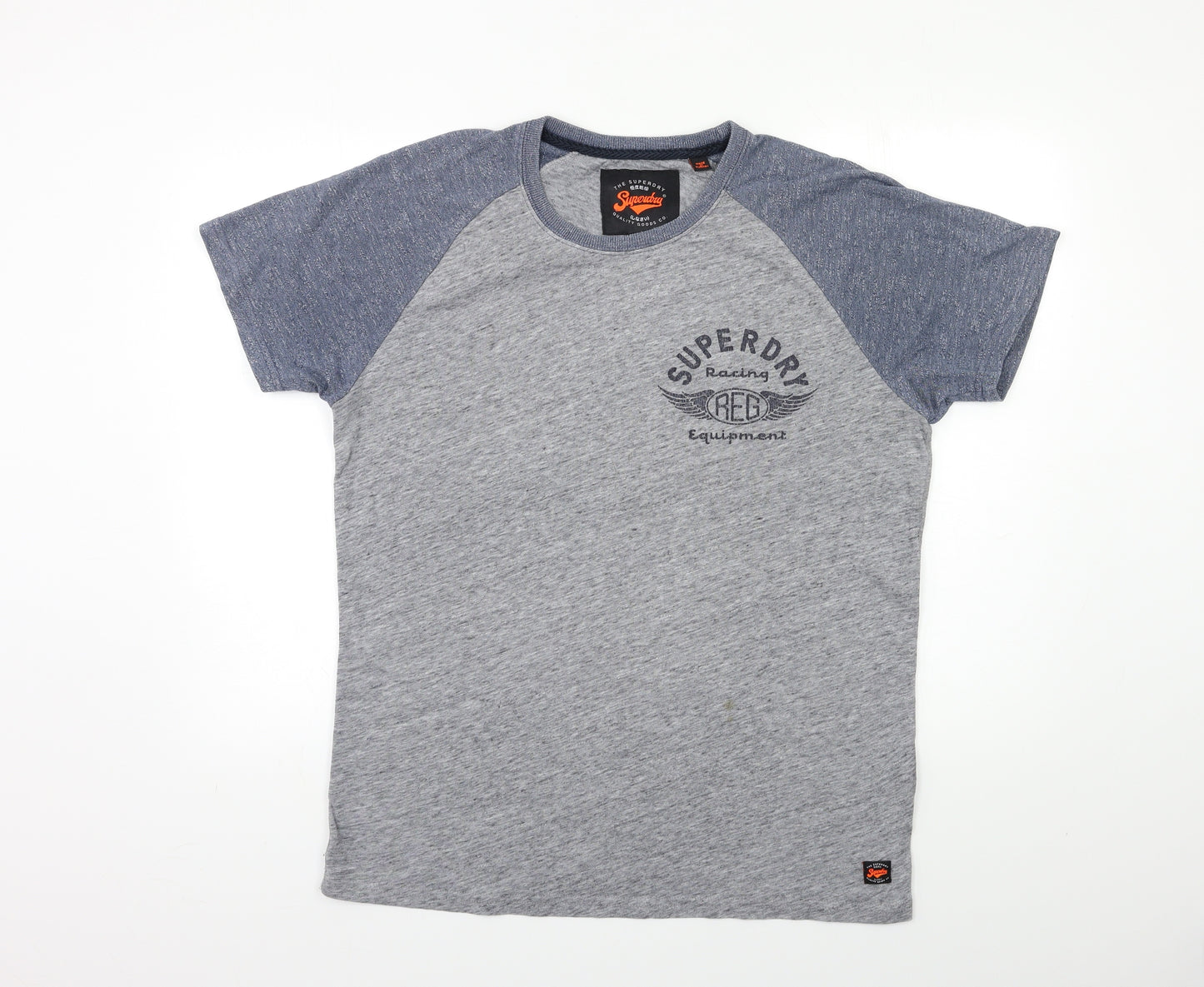 Superdry Mens Grey    T-Shirt Size L
