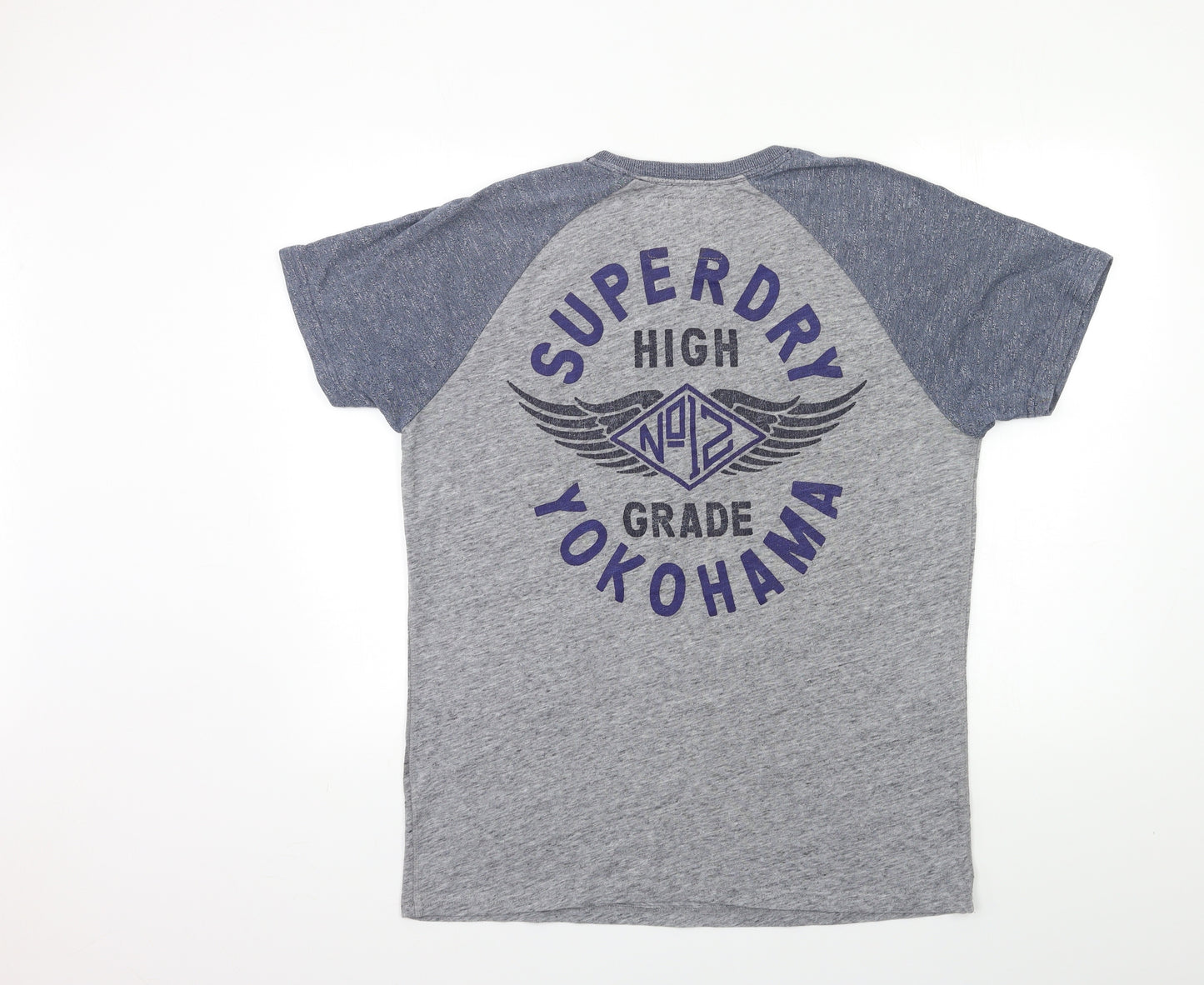 Superdry Mens Grey    T-Shirt Size L