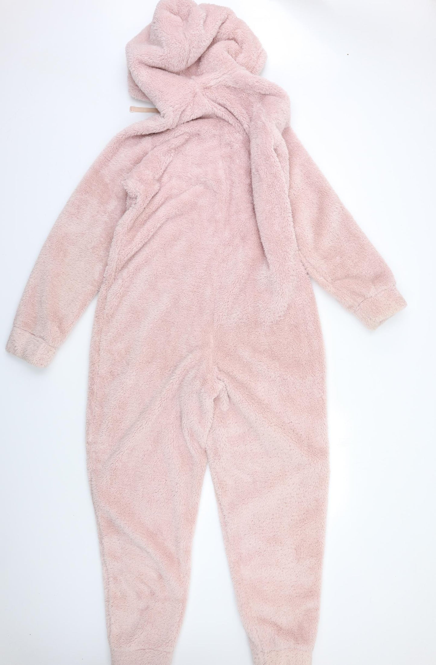 Marks and Spencer Womens Pink  Fleece Kimono One Piece Size 10