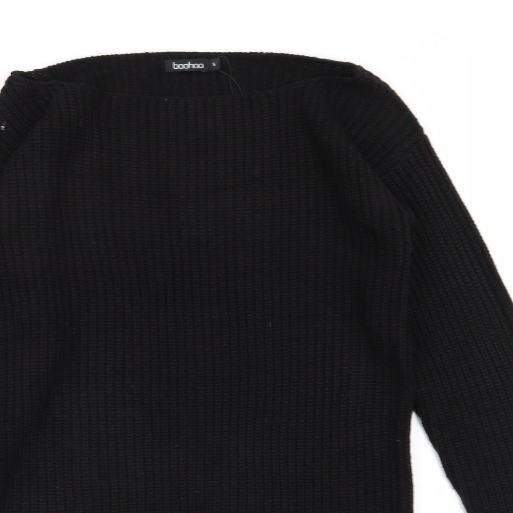 Boohoo Womens Black   Jumper Dress  Size S