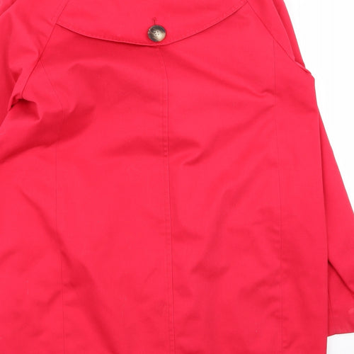 NEXT Womens Pink   Overcoat Coat Size 10