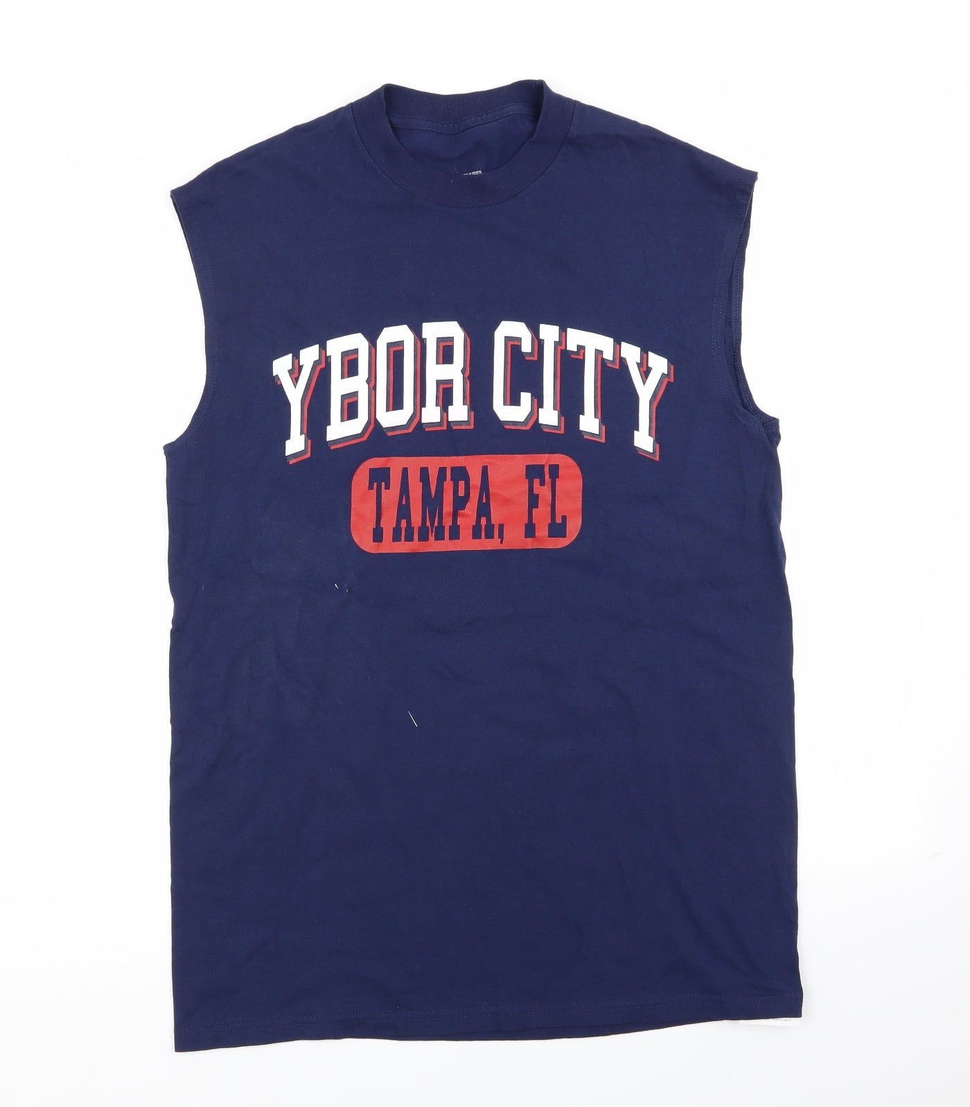 Preworn Mens Blue    T-Shirt Size M  - tank top