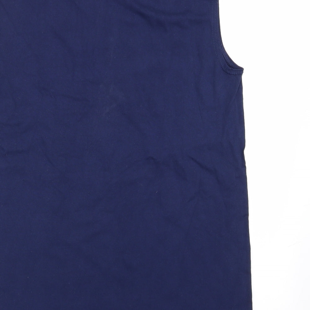 Preworn Mens Blue    T-Shirt Size M  - tank top