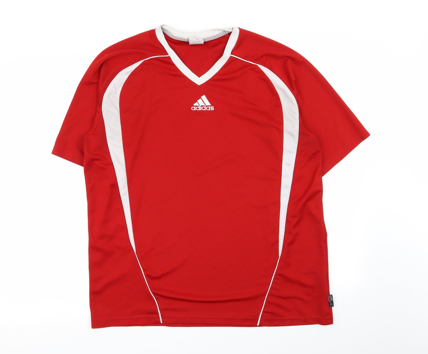adidas Mens Red    T-Shirt Size L