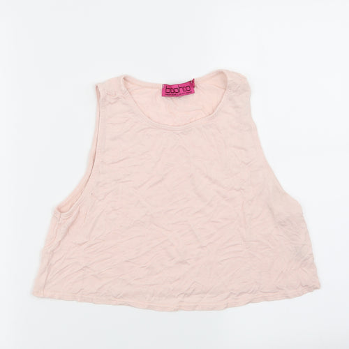 Boohoo Womens Pink   Basic Tank Size 10