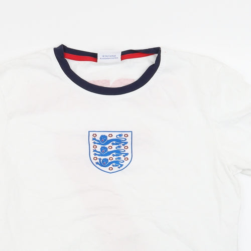 England fc Mens White    T-Shirt Size M