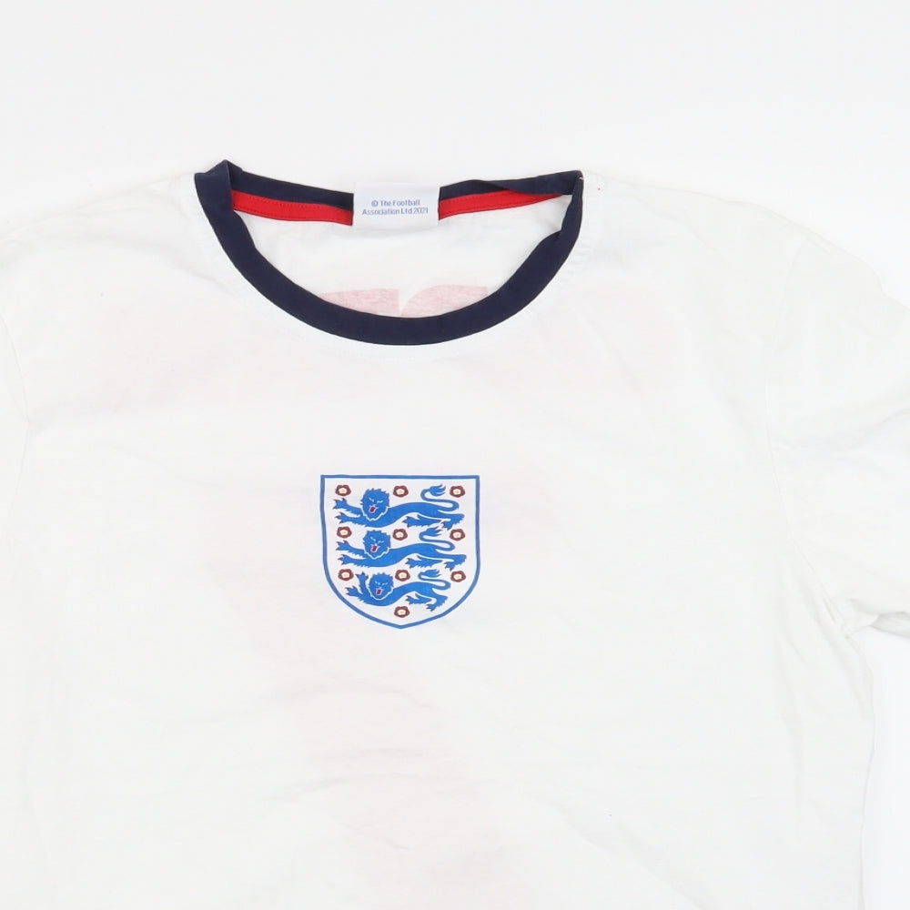 England fc Mens White    T-Shirt Size M