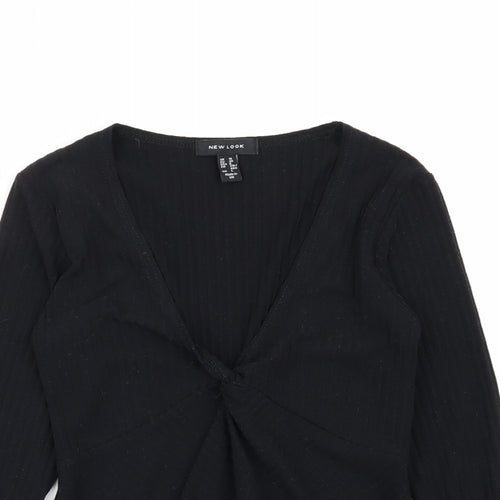 New Look Womens Black   Basic T-Shirt Size 10