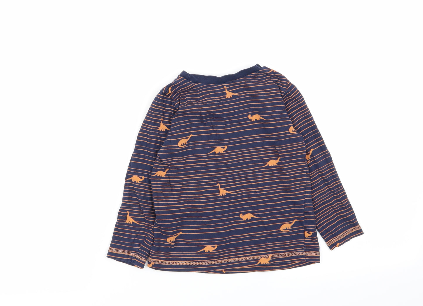 Asda George Boys Multicoloured Striped  Basic T-Shirt Size 3-4 Years