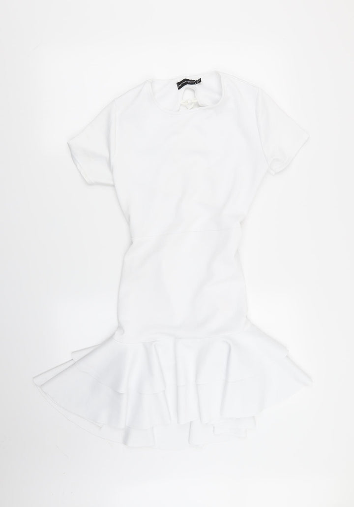 PLT Womens White   Fit & Flare  Size 10