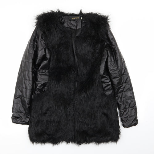venxi Womens Black   Jacket Coat Size L