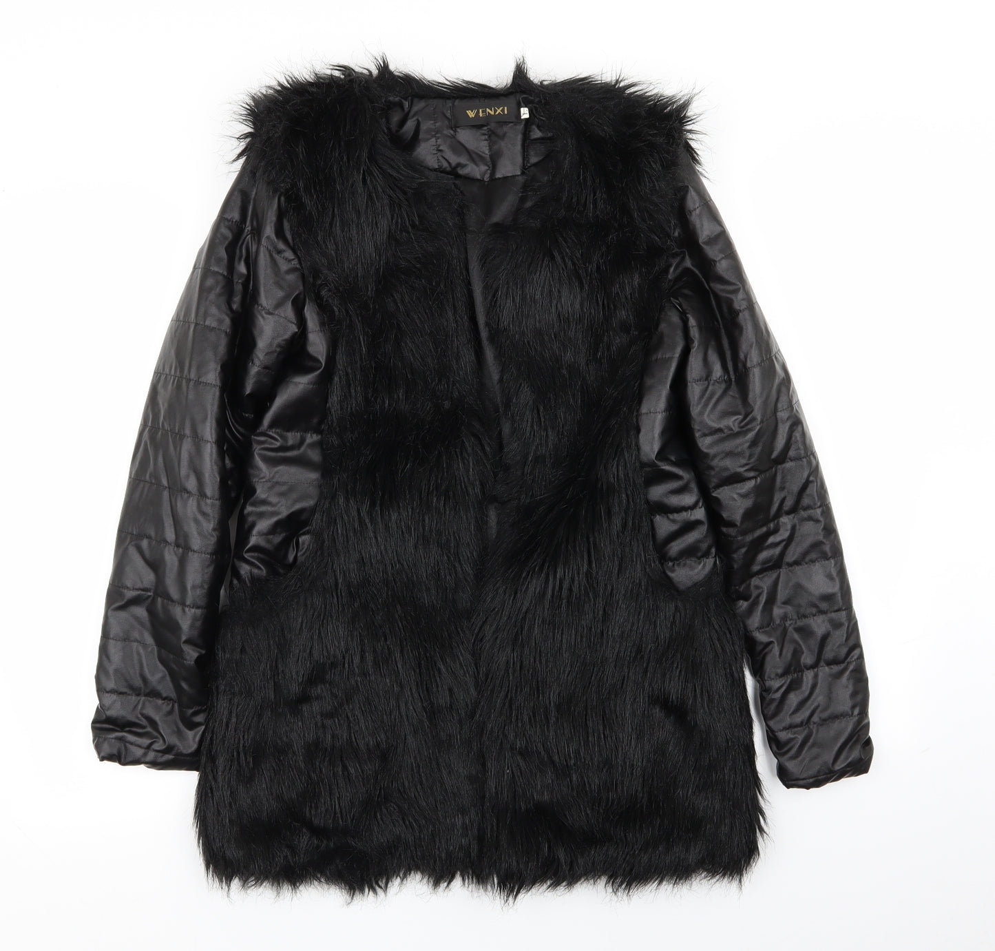 venxi Womens Black   Jacket Coat Size L