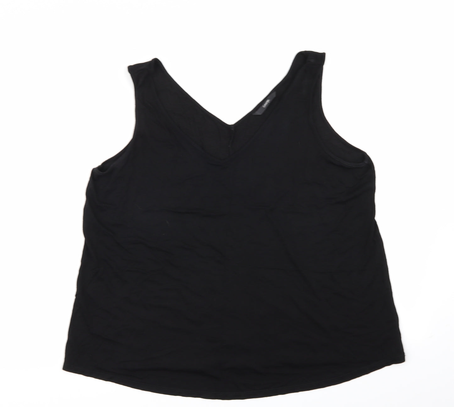 Asda George Womens Black   Basic Tank Size 16