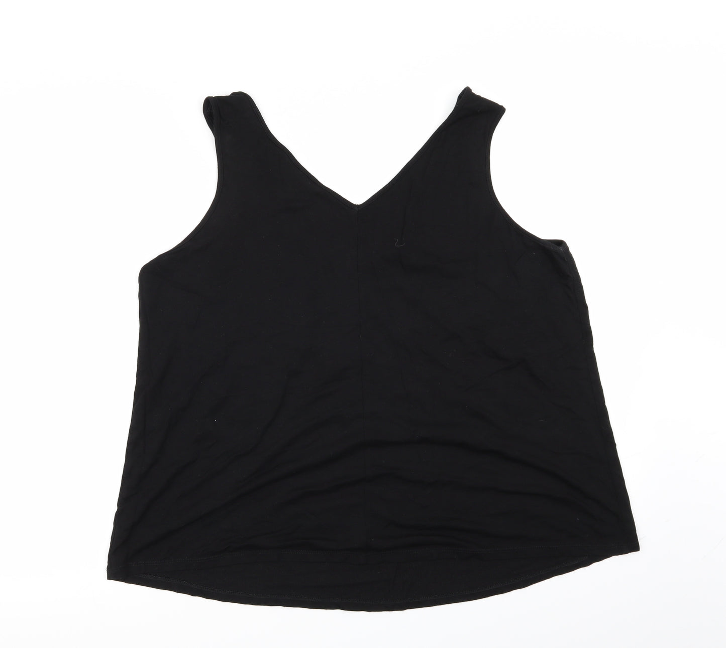 Asda George Womens Black   Basic Tank Size 16