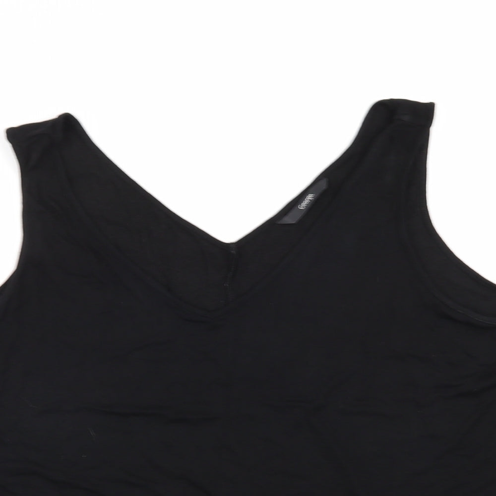Asda George Womens Black   Basic Tank Size 16