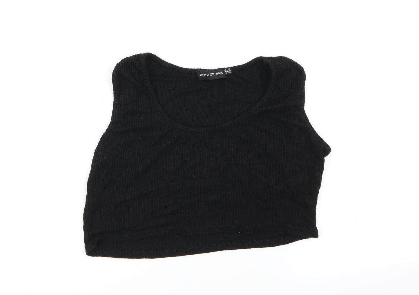 PLT Womens Black   Basic Tank Size 12