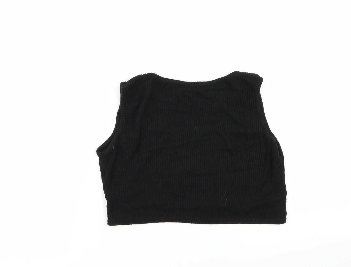 PLT Womens Black   Basic Tank Size 12