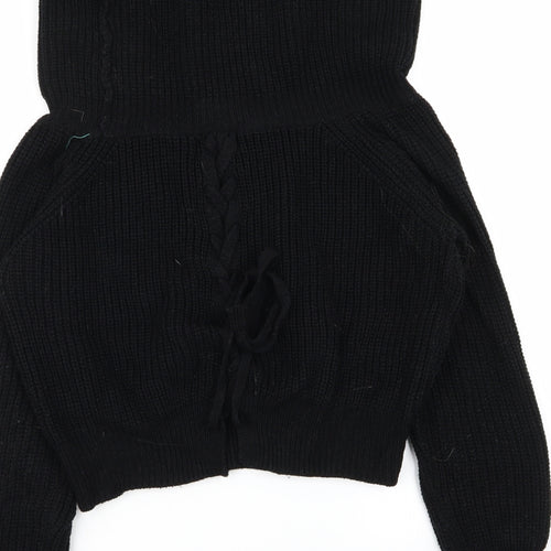 PLT Womens Black   Pullover Jumper One Size