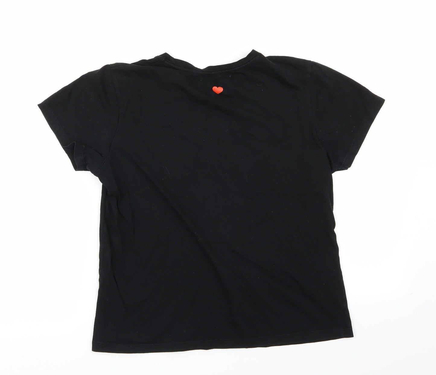 Pull&Bear Womens Black   Basic T-Shirt Size S