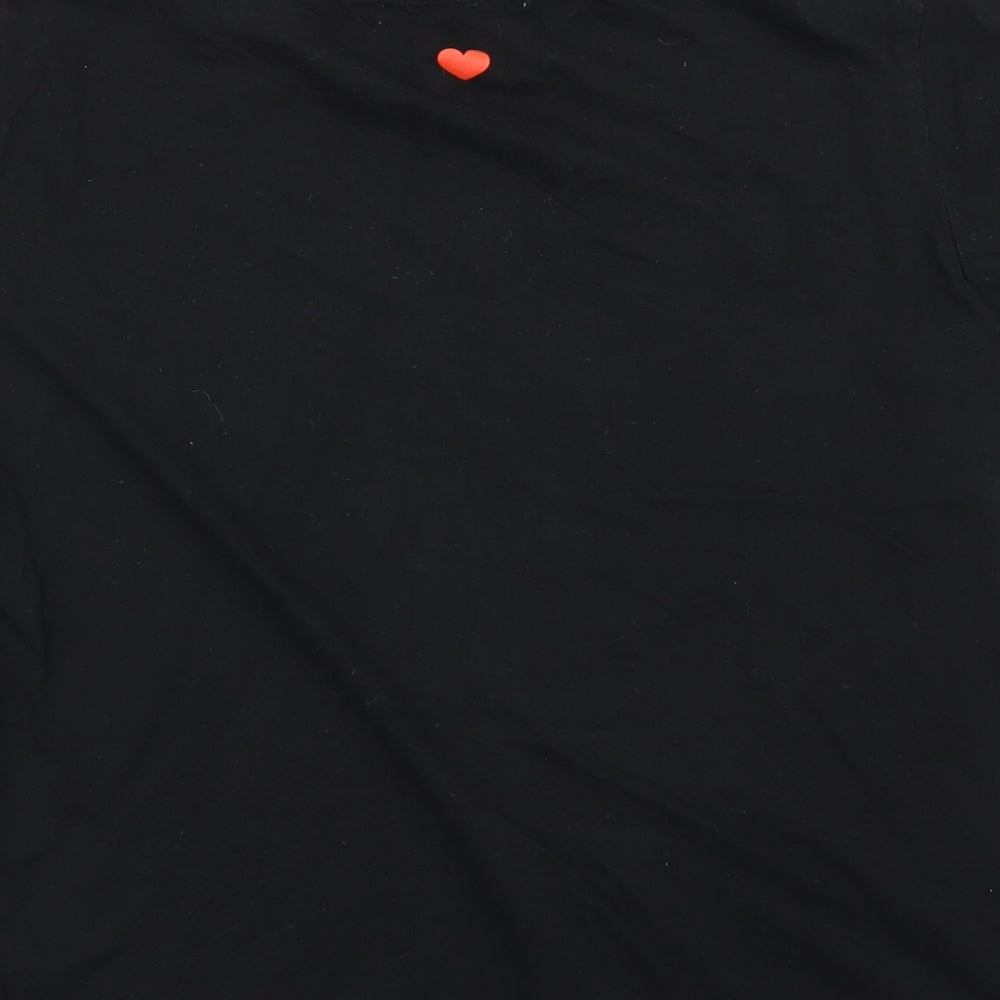 Pull&Bear Womens Black   Basic T-Shirt Size S