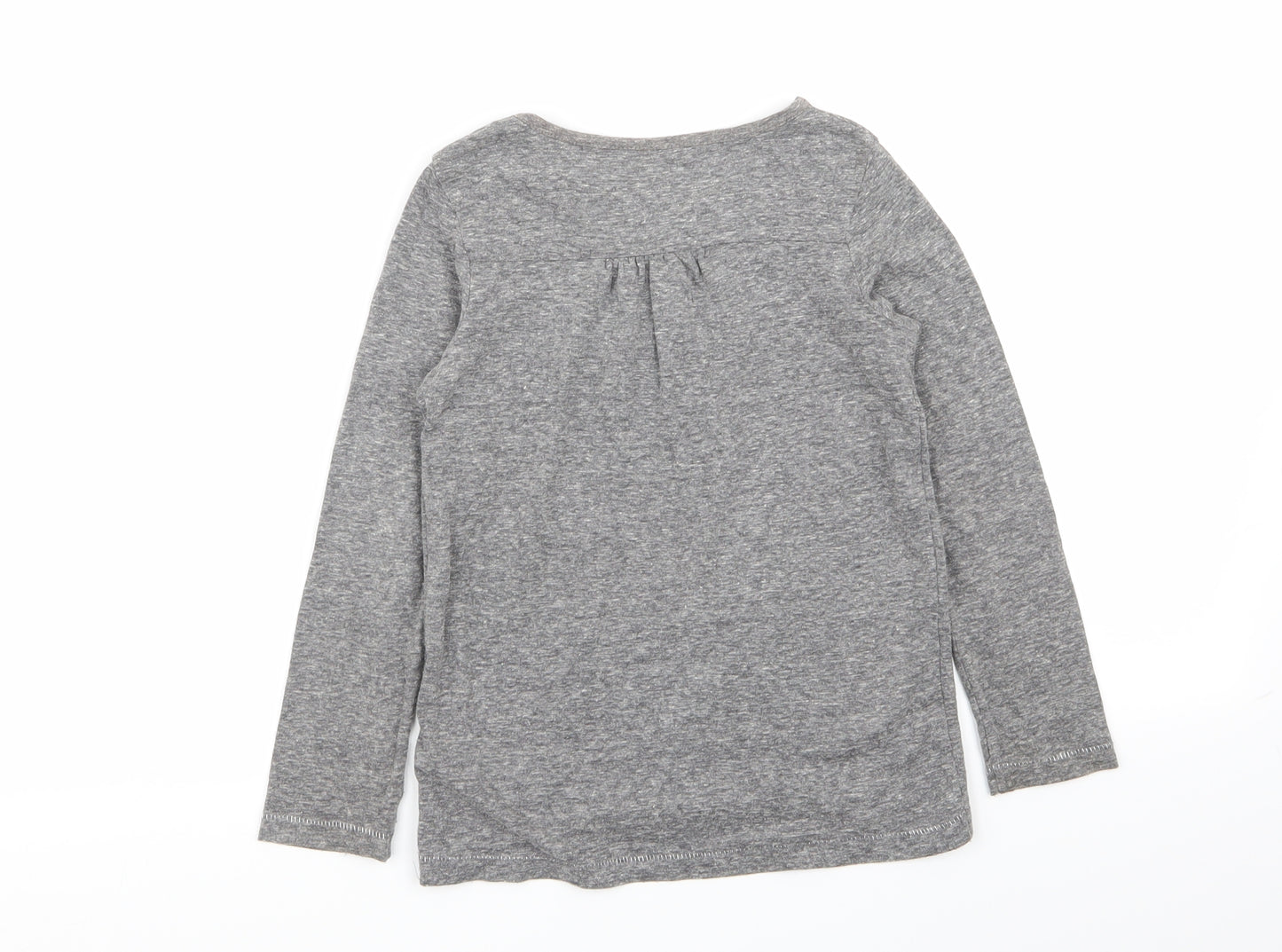 NEXT Girls Grey   Basic T-Shirt Size 6 Years