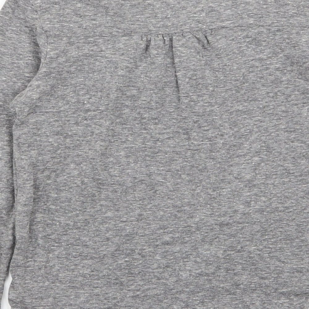 NEXT Girls Grey   Basic T-Shirt Size 6 Years