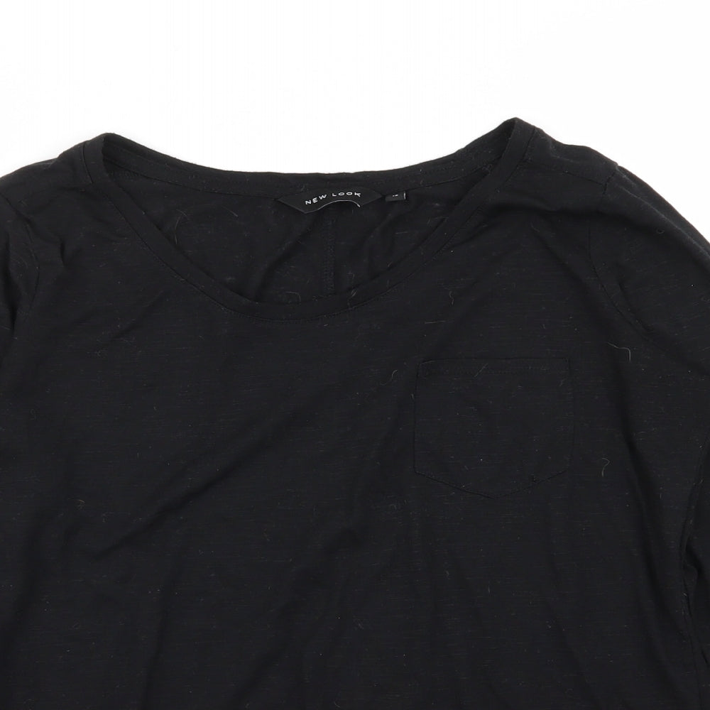 New Look Womens Black   Basic T-Shirt Size 10
