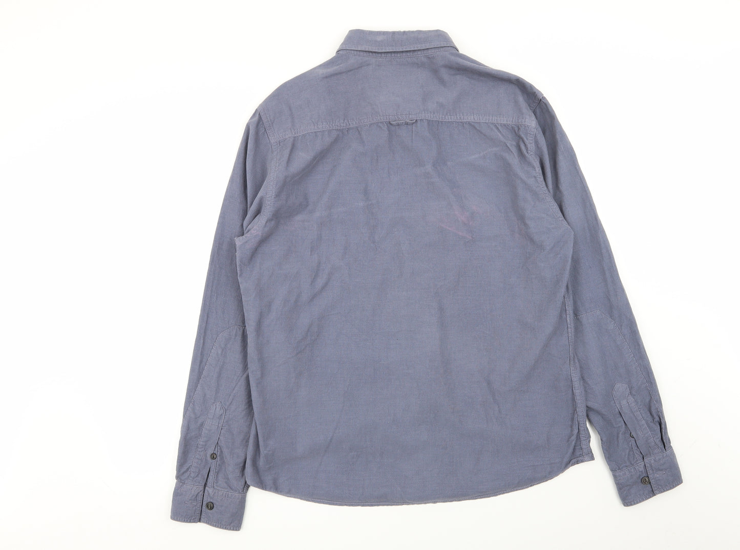 Easy Mens Blue    Button-Up Size L