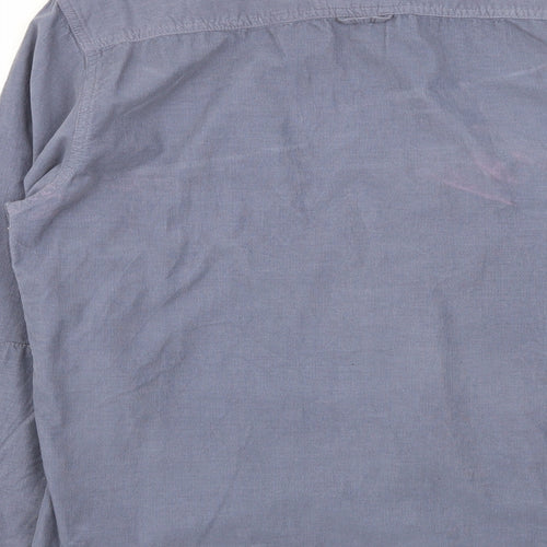 Easy Mens Blue    Button-Up Size L