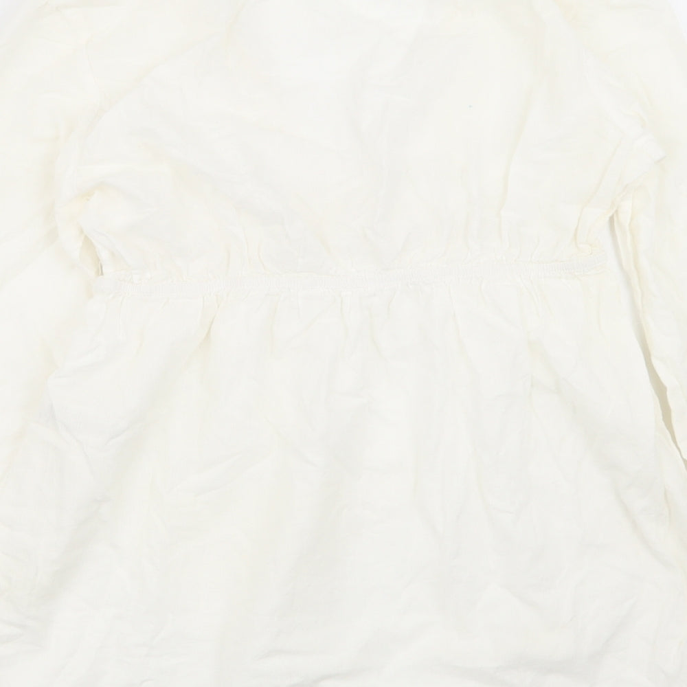 Asda George Womens White   Basic Blouse Size S